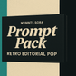 SORA Prompt Pack – Retro Editorial Pop